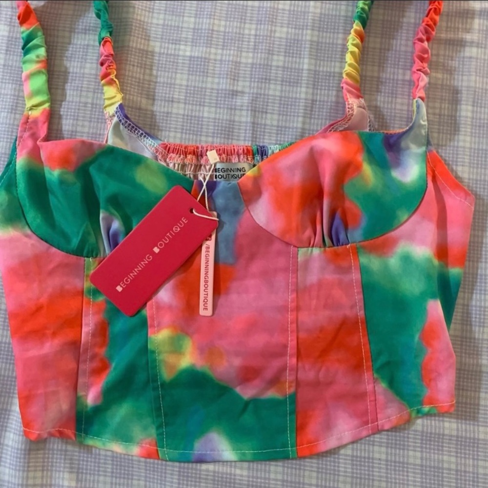 Beginnings Boutique corset top BNWT